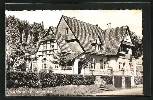 AK Crottorf im Rhld., am Gasthaus Wildenburger Hof