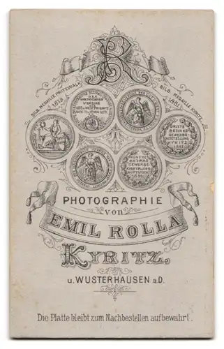 Fotografie Emil Rolla, Kyritz, Junge Frau im Profil