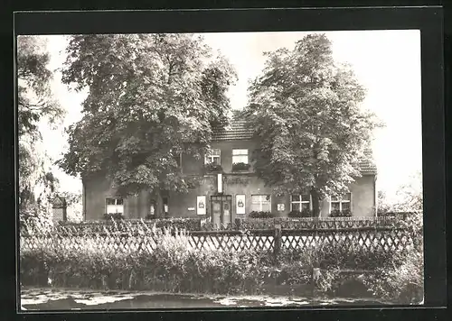 AK Reinharz, Gasthaus Heideschänke, Aussenansicht