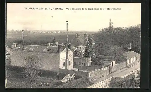 AK Marolles-en-Hurepoix, vue générale de la Distillerie de M. Bourbonnais