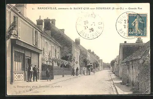 AK Bandeville /Saint-Cyr-sous-Dourdan, Grande Rue