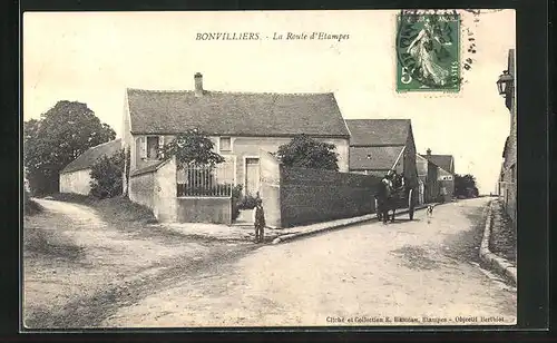 AK Bonvilliers, la Route d`Etampes