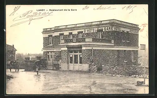 AK Lardy, Hotel de la Gare, Restaurant