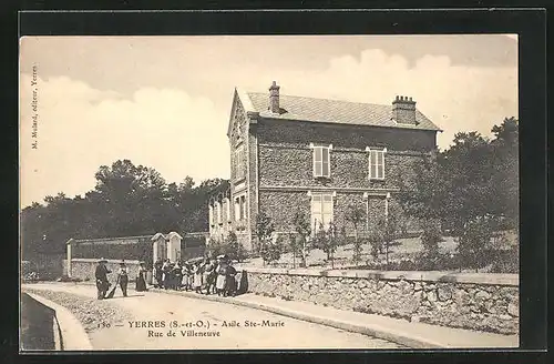 AK Yerres, Asile Ste-Marie, Rue de Villeneuve