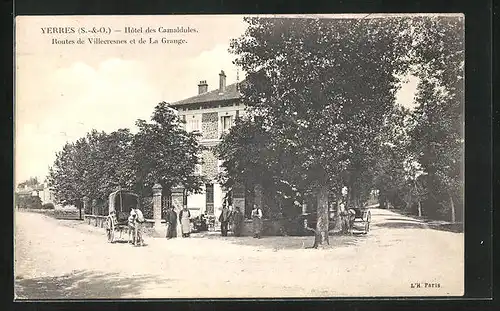 AK Yerres, Hôtel des Camaldules, Routes de Villecresnes et de la Grange