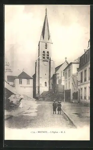 AK Brunoy, L`Église et la Pharmacie