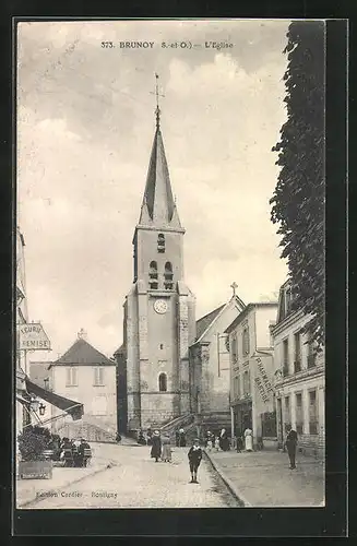 AK Brunoy, l`Église et la Pharmacie