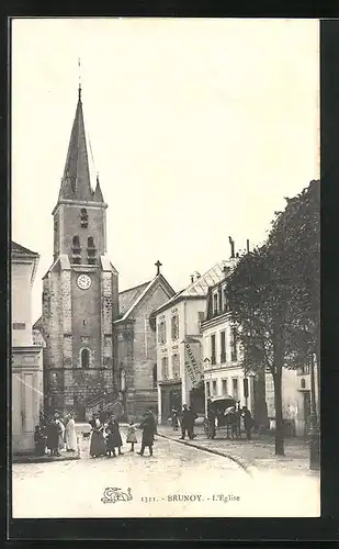 AK Brunoy, L`Église et la Pharmacie