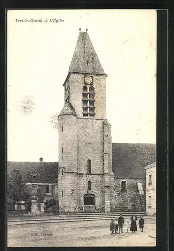 AK Vert-le-Grand, L`Église