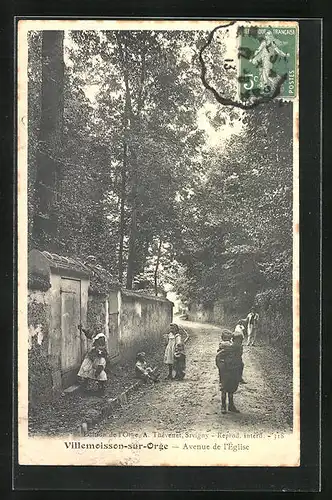 AK Villemoisson-sur-Orge, L`Avenue de l`Église