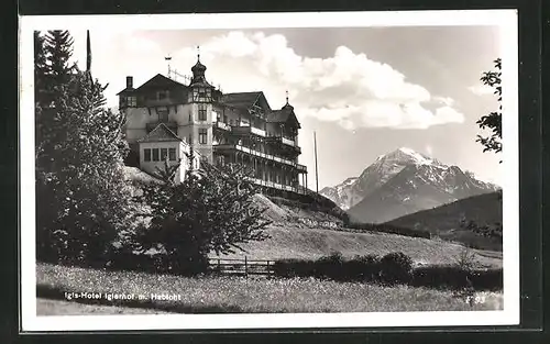 AK Igls, Hotel Iglerhof gegen Habicht