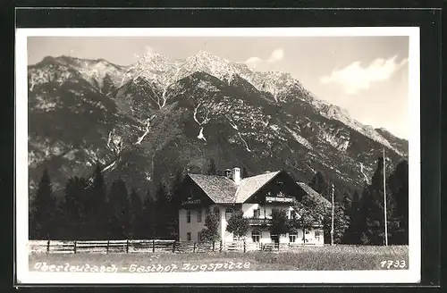 AK Oberleutasch, Gasthof Zugspitze