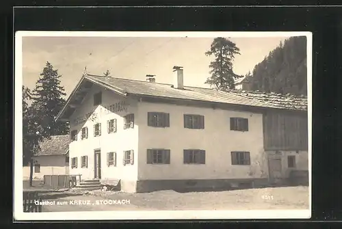 AK Stockach, Gasthof zum Kreuz