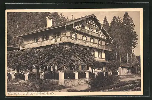 AK Unterpinswang, Gasthof Pension Ulrichsbrücke