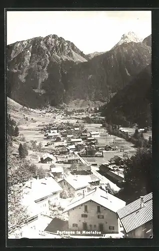 AK Partenen, Blick ins Montafon