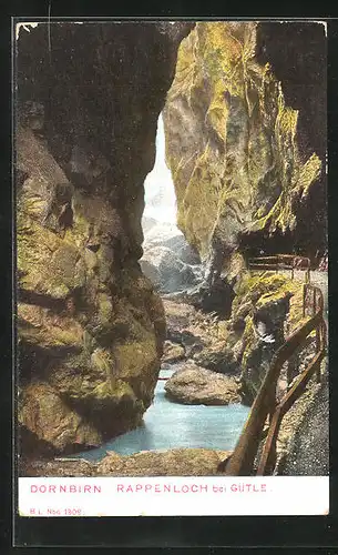 AK Dornbirn, Rappenloch bei Gütle