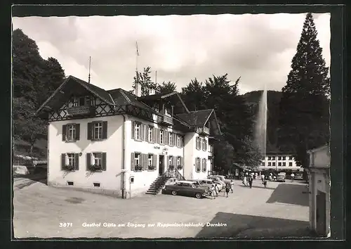 AK Dornbirn, Gasthof Gütle am Eingang zur Rappenlochschlucht