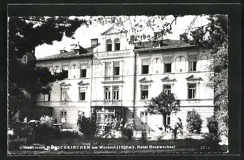 AK Mönichkirchen am Wechsel, Hotel Hochwechsel