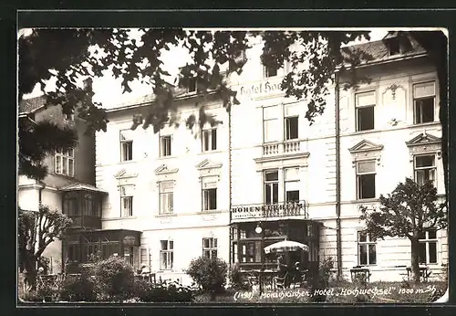 AK Mönichkirchen am Wechsel, Hotel Hochwechsel