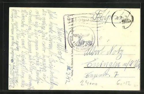 AK Kiel, Ortspartie, Altes Rathaus am Markt