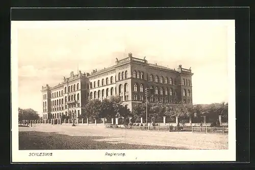 AK Schleswig, Totalansicht Regierungsgebäude
