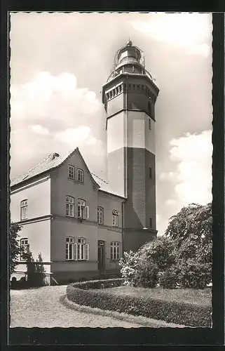 AK Kellenhusen, Leuchturm mit Gartenanlage