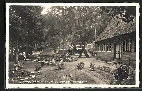 AK Kappeln, Waldwirtschft Hüholz, Kaffeegarten