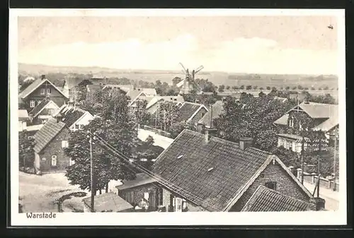 AK Warstade, Teilansicht mit Windmühle