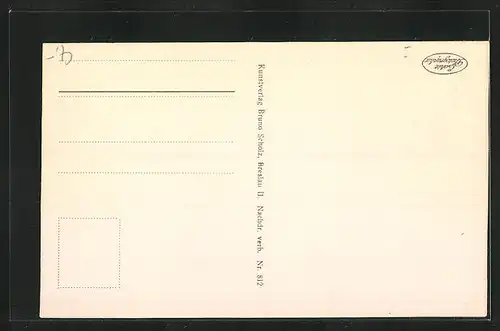 AK Breslau, Totalansicht des Rathauses