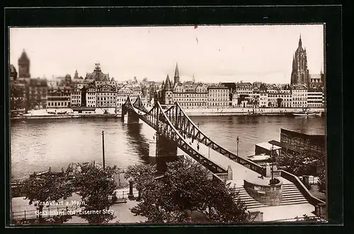 AK Alt-Frankfurt, Gesamtansicht Eiserner Steg