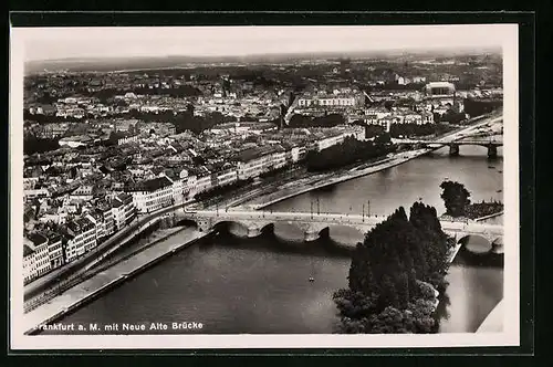 AK Alt-Frankfurt, Teilansicht und Neue Alte Brücke