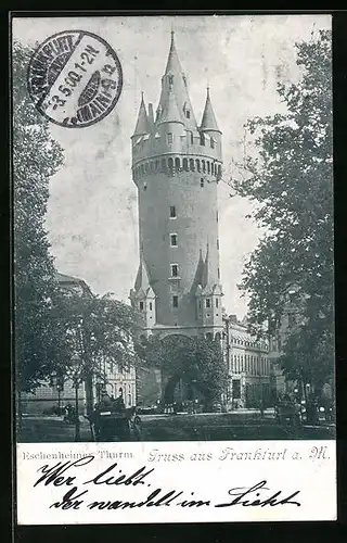 AK Frankfurt a. M., Eschenheimer Thurm