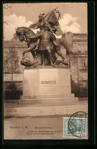 AK Alt-Frankfurt, Bismarck-Denkmal