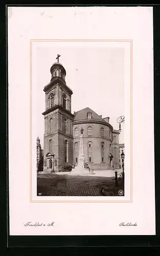 AK Alt-Frankfurt, Einheitsdenkmal an der Paulskirche