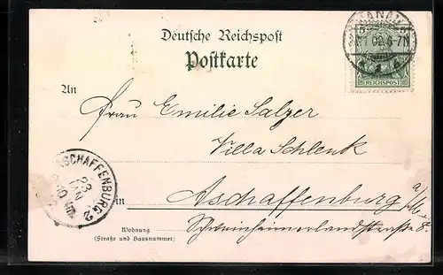 Lithographie Alt-Frankfurt, Der Dom