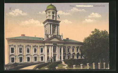 AK Mitau, Gebäude des Gymnasiums