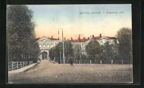 AK Mitau, Jelgawas pils, Schloss