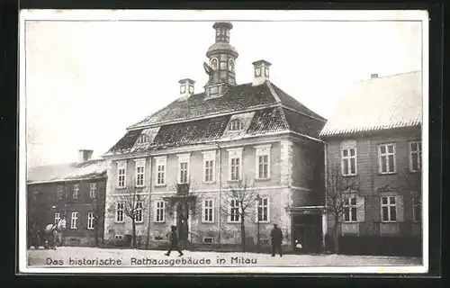 AK Mitau, Das historische Rathausgebäude