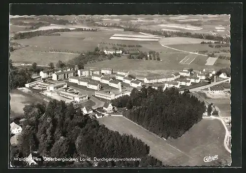 AK Waldbröl im Oberbergischen Land, Durchgangswohnheim vom Flugzeug aus