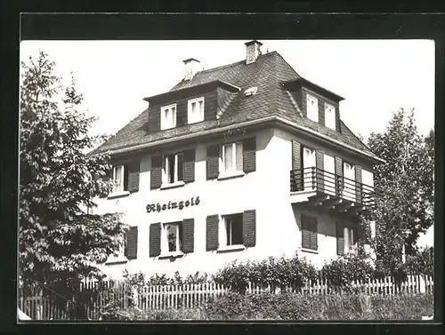 AK Bad Brambach, Haus Rheinhold - SV-Vertragsheim