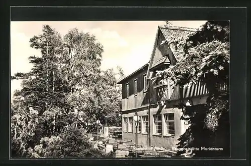 AK Rudolstadt / Thür., Berggasthaus Marienturm