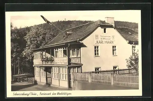 AK Schwarzburg / Thür., Ferienheim IG Wismuth Karl Marx