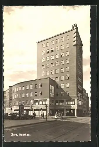 AK Gera, am Hochhaus
