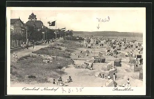 AK Niendorf / Ostsee, Strandidylle