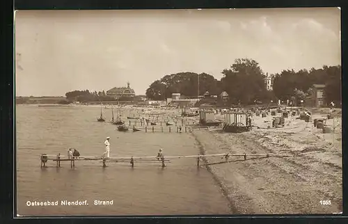 AK Niendorf / Ostsee, Strandpanorama