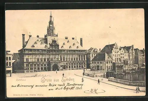 AK Emden, am Rathaus