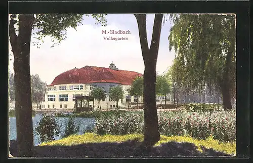 AK Mönchengladbach, Idylle im Volksgarten