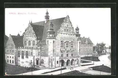 AK Posen / Poznan, Königl. Akademie