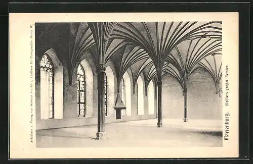 AK Marienburg / Malbork, Hochschloss, Meisters grosser Remter