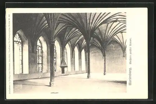 AK Marienburg / Malbork, Hochschloss, Meisters grosser Remter